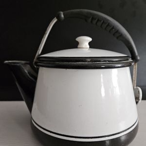Antique Enamel Tea Pot